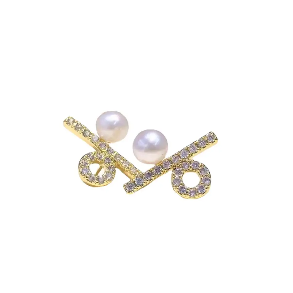 14K Gold Pearl Earrings for Women - Image 5