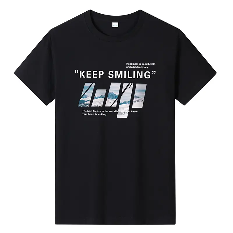 Men Printed T-Shirt Grey Summer 2024