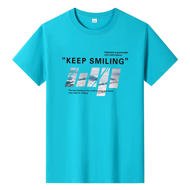 Men Printed T-Shirt Grey Summer 2024