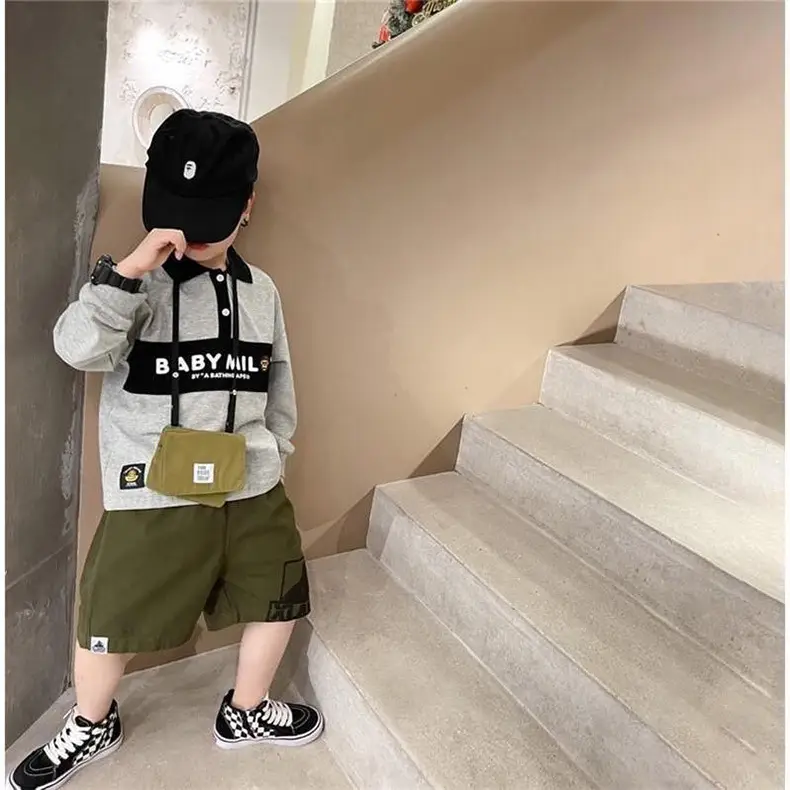 Boys' Green Casual Shorts Mid-Length Korean Style 2026 — feature 11