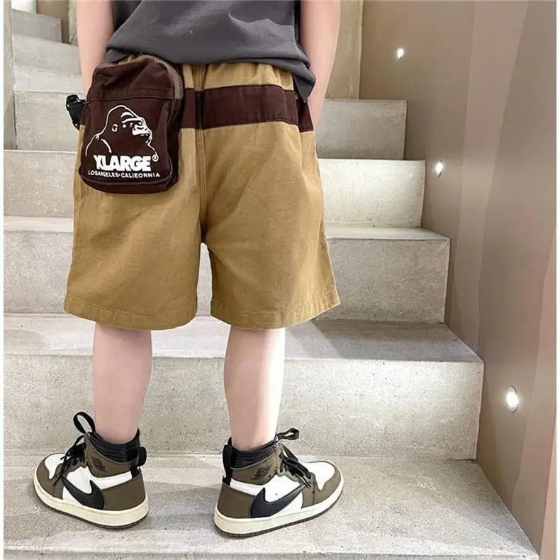 Boys' Green Casual Shorts Mid-Length Korean Style 2026 — feature 4