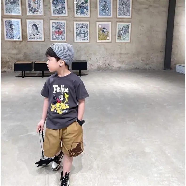 Boys' Green Casual Shorts Mid-Length Korean Style 2026 — feature 5