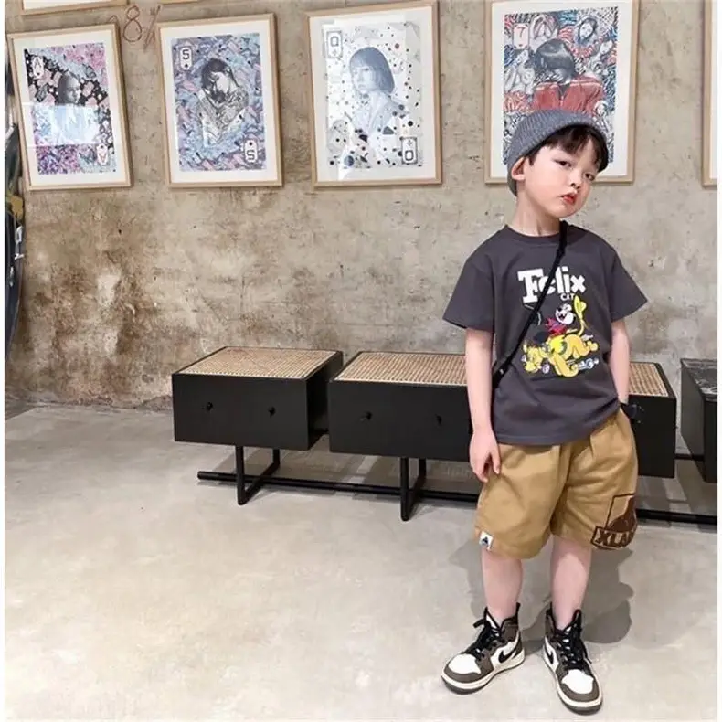 Boys' Green Casual Shorts Mid-Length Korean Style 2026 — feature 6