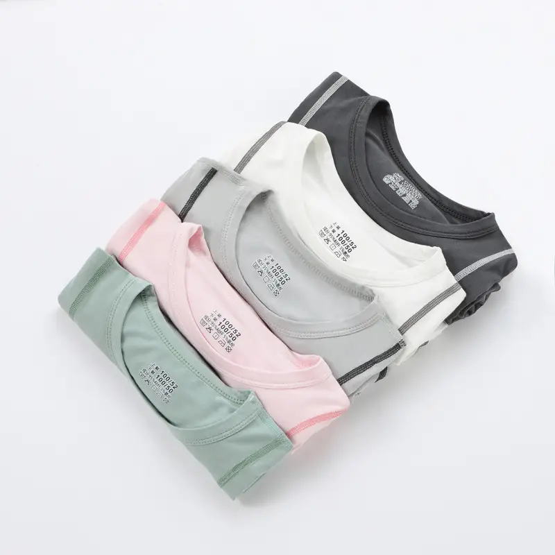 Pink Modal Pajama Set for Boys and Girls