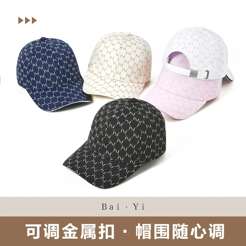 Customizable Printed Baseball Caps for Women Men