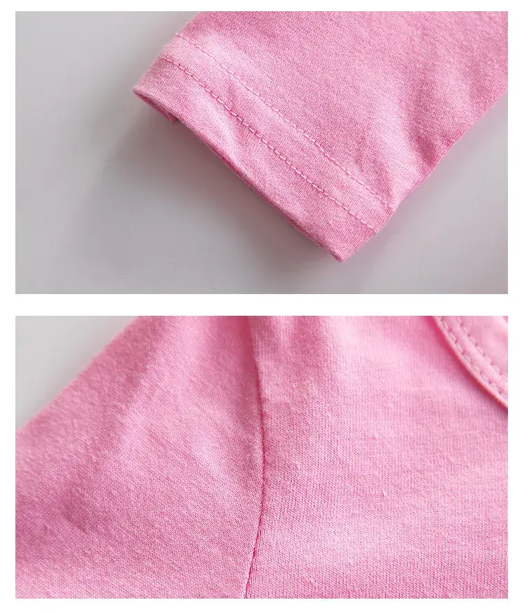 Pink Hello Kitty Long Sleeve T-Shirt Dress for Girls — feature 12