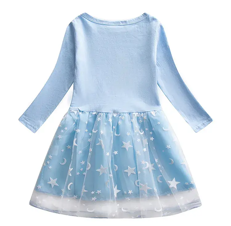 Pink Hello Kitty Long Sleeve T-Shirt Dress for Girls — feature 7