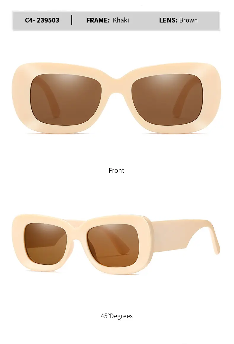 Green Square Sunglasses with Black Lens β feature 16