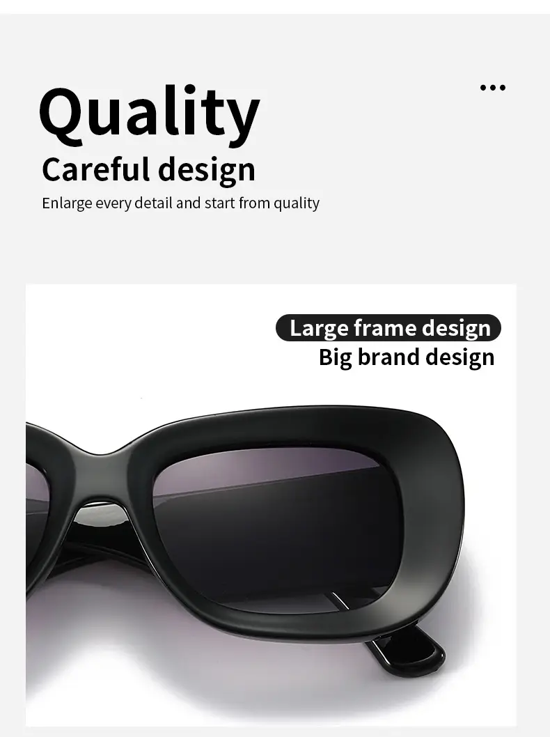 Green Square Sunglasses with Black Lens β feature 4