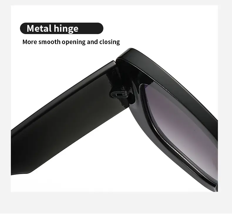 Green Square Sunglasses with Black Lens β feature 7