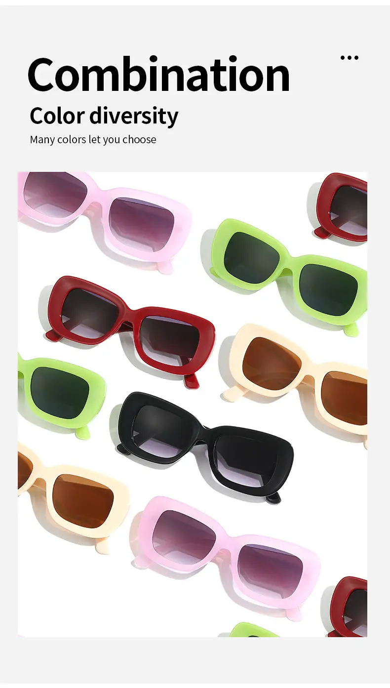 Green Square Sunglasses with Black Lens β feature 8