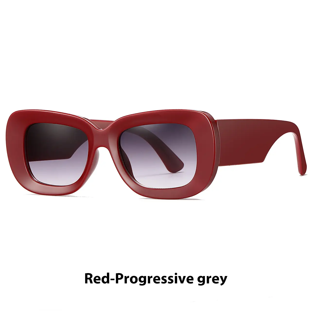 Green Square Sunglasses with Black Lens - Image 3