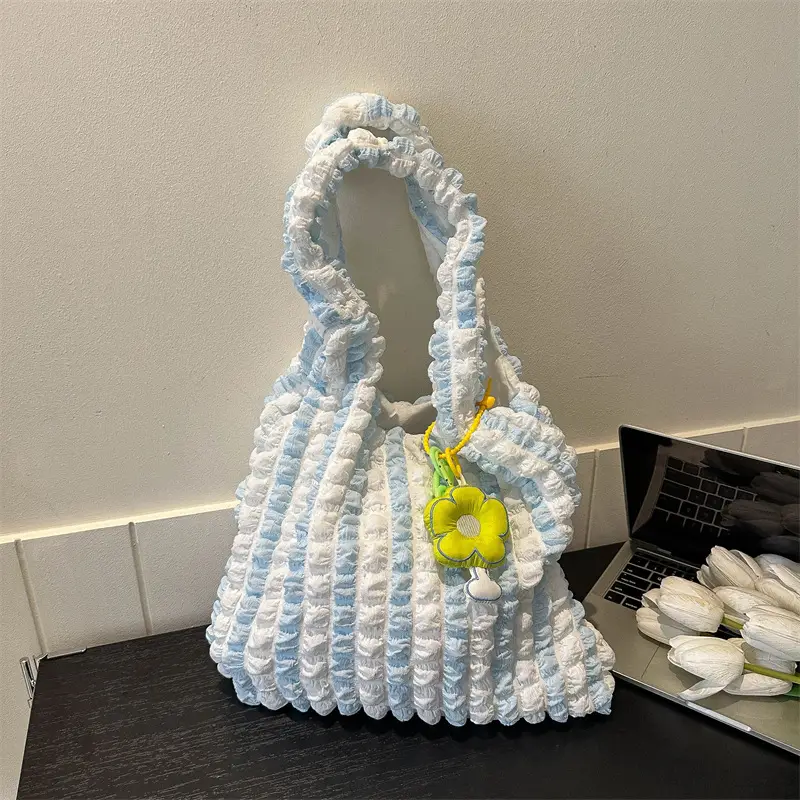 Pink Bubble Tote Bag for Women Spring Summer - Image 13