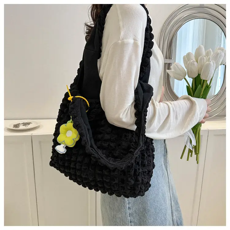 Pink Bubble Tote Bag for Women Spring Summer — feature 14