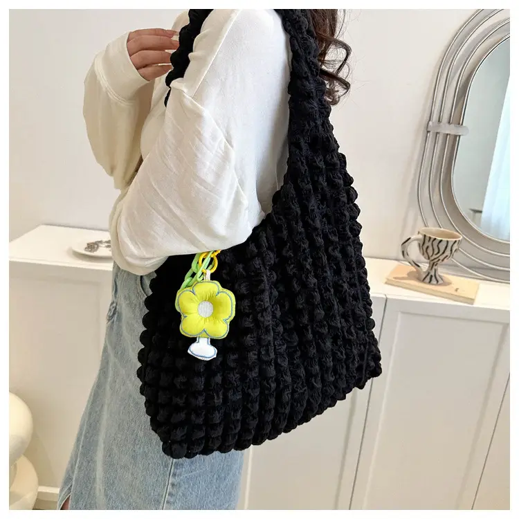 Pink Bubble Tote Bag for Women Spring Summer — feature 16
