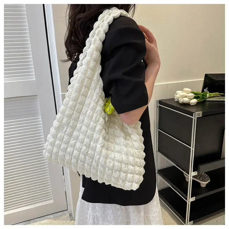 Pink Bubble Tote Bag for Women Spring Summer — feature 19