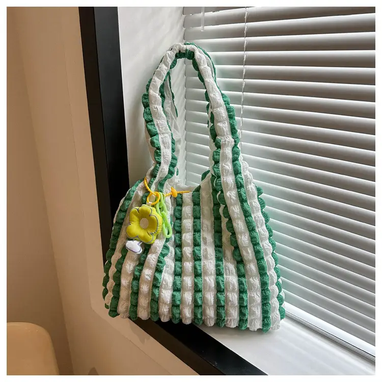 Pink Bubble Tote Bag for Women Spring Summer — feature 25