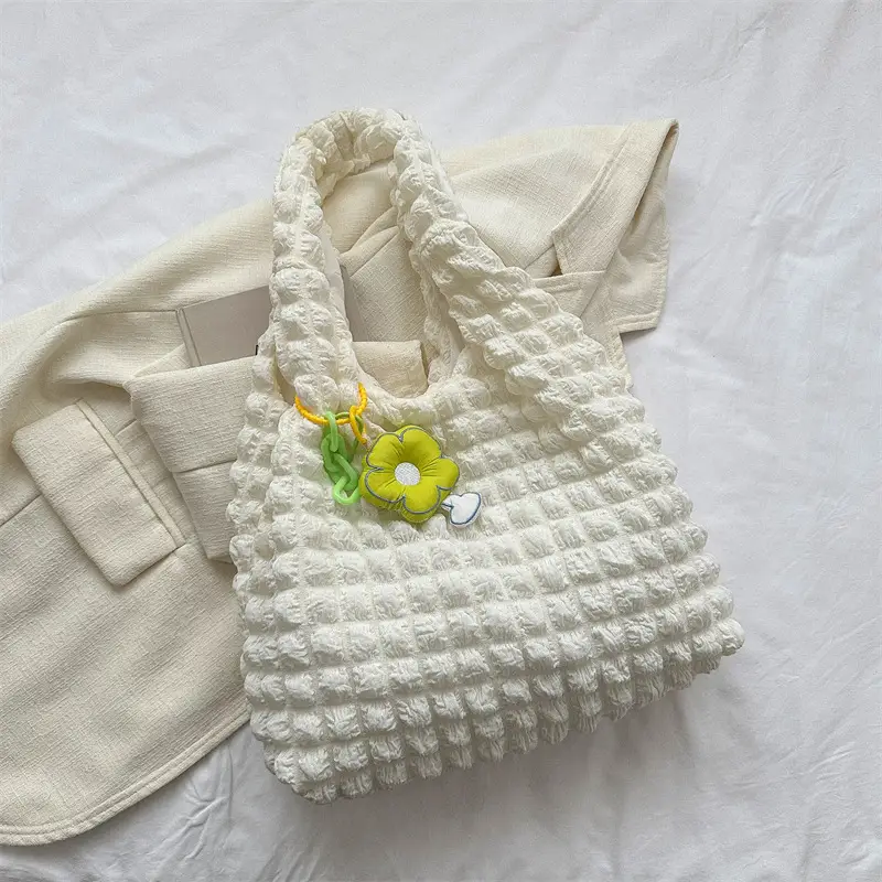 Pink Bubble Tote Bag for Women Spring Summer - Image 10
