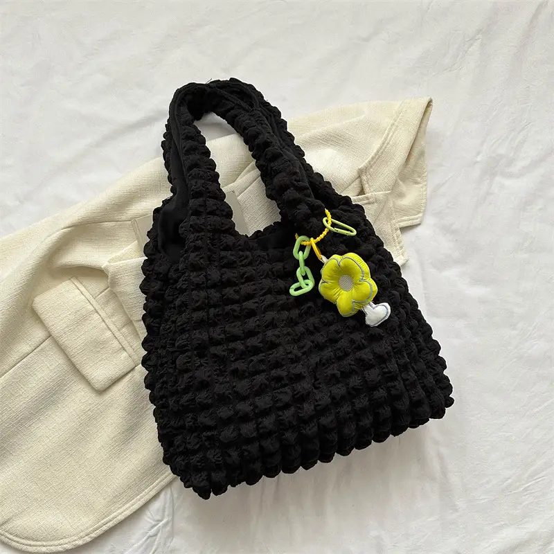 Pink Bubble Tote Bag for Women Spring Summer - Image 7