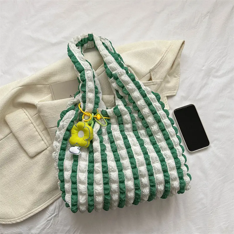 Pink Bubble Tote Bag for Women Spring Summer - Image 9