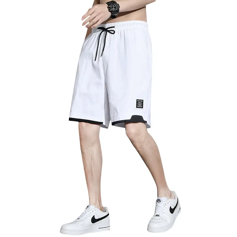 Men's Loose Straight Cotton Shorts Large Summer Casual Pants - Image 8