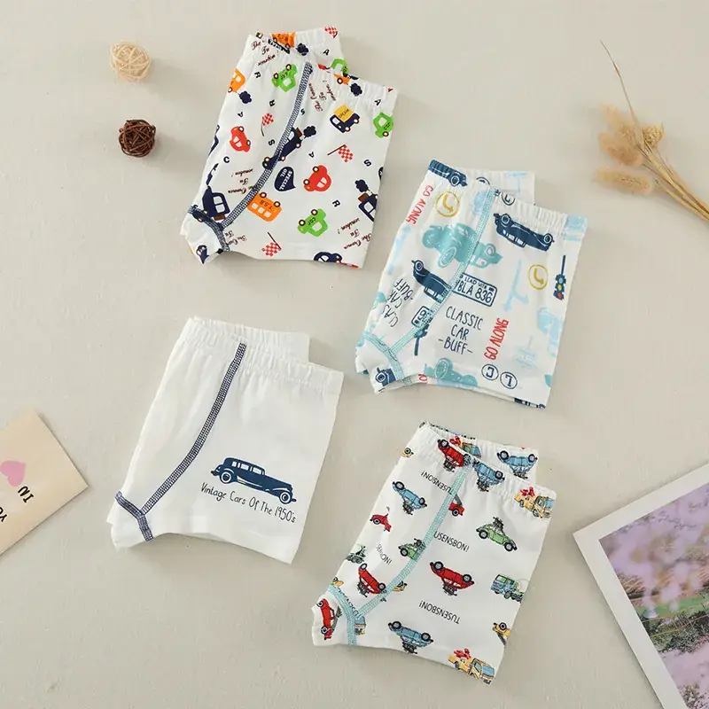 Cotton Boxer Shorts for Boys Four Season New Arrival