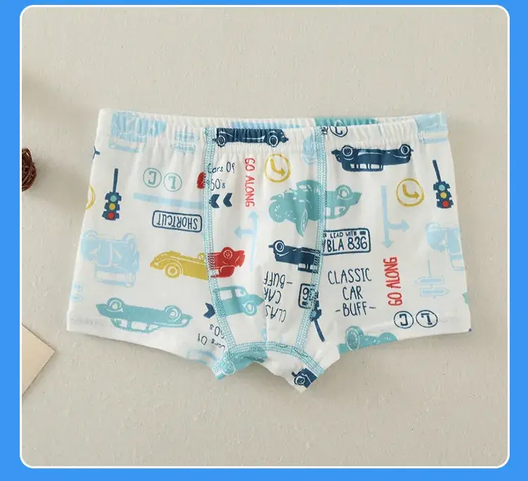 Cotton Boxer Shorts for Boys Four Season New Arrival — feature 18