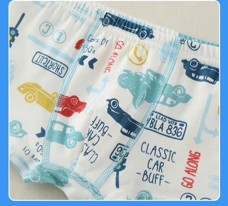 Cotton Boxer Shorts for Boys Four Season New Arrival — feature 19
