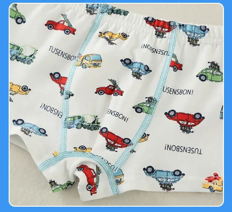 Cotton Boxer Shorts for Boys Four Season New Arrival — feature 22