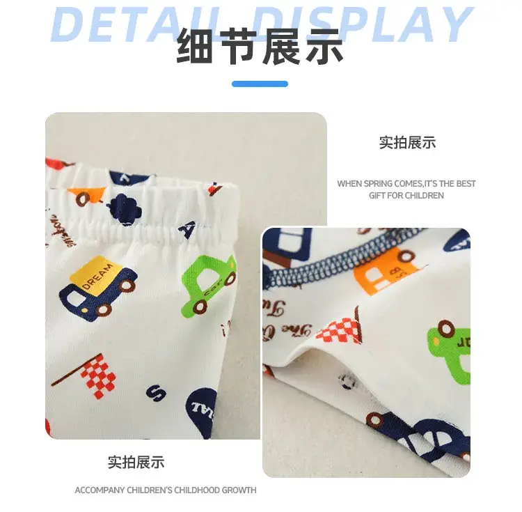 Cotton Boxer Shorts for Boys Four Season New Arrival — feature 7