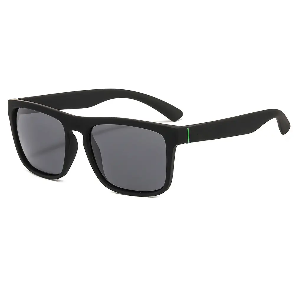 Men's Anti-UV400 Sunglasses Black with Yellow Lens - Image 2