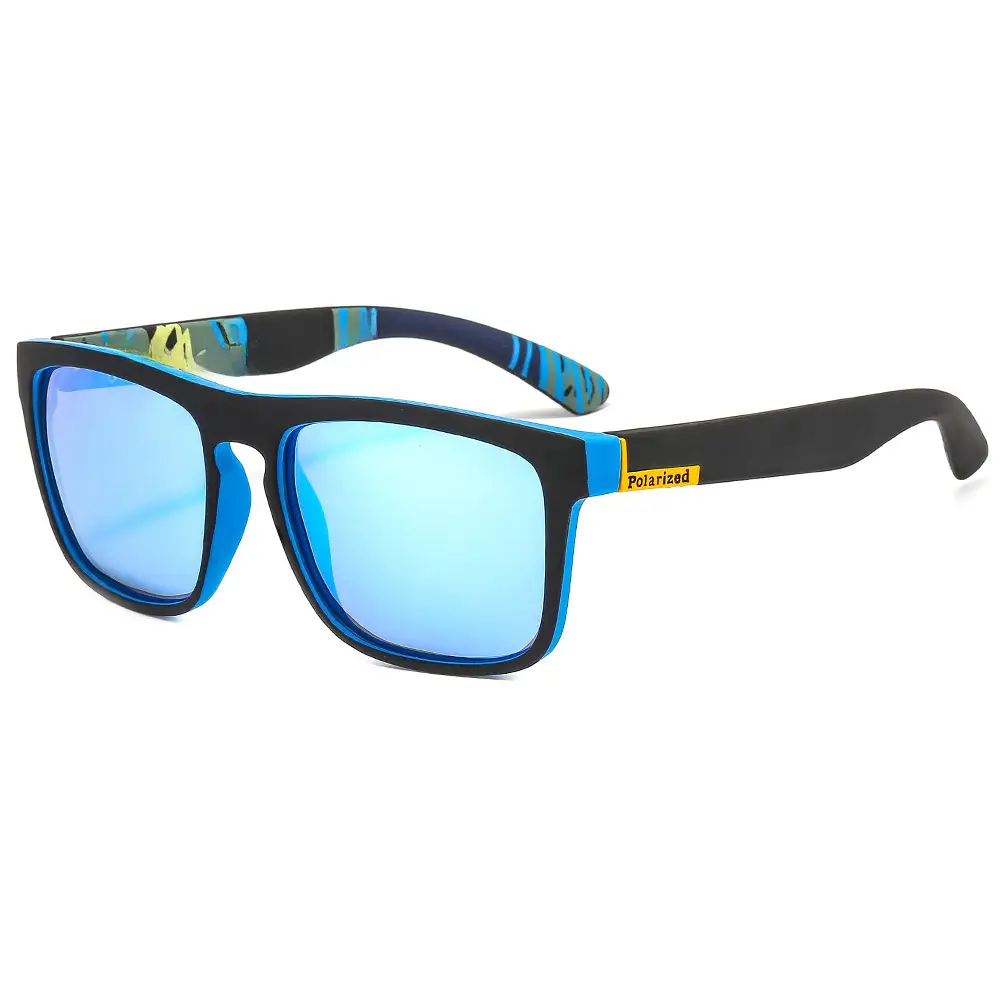 Men's Anti-UV400 Sunglasses Black with Yellow Lens - Image 5
