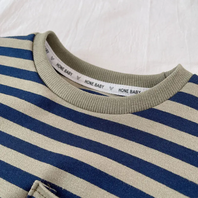 Boys Striped T-Shirt & Pants Spring Outfit 2026 — feature 6