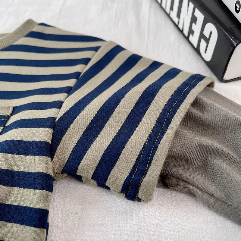Boys Striped T-Shirt & Pants Spring Outfit 2026 — feature 8