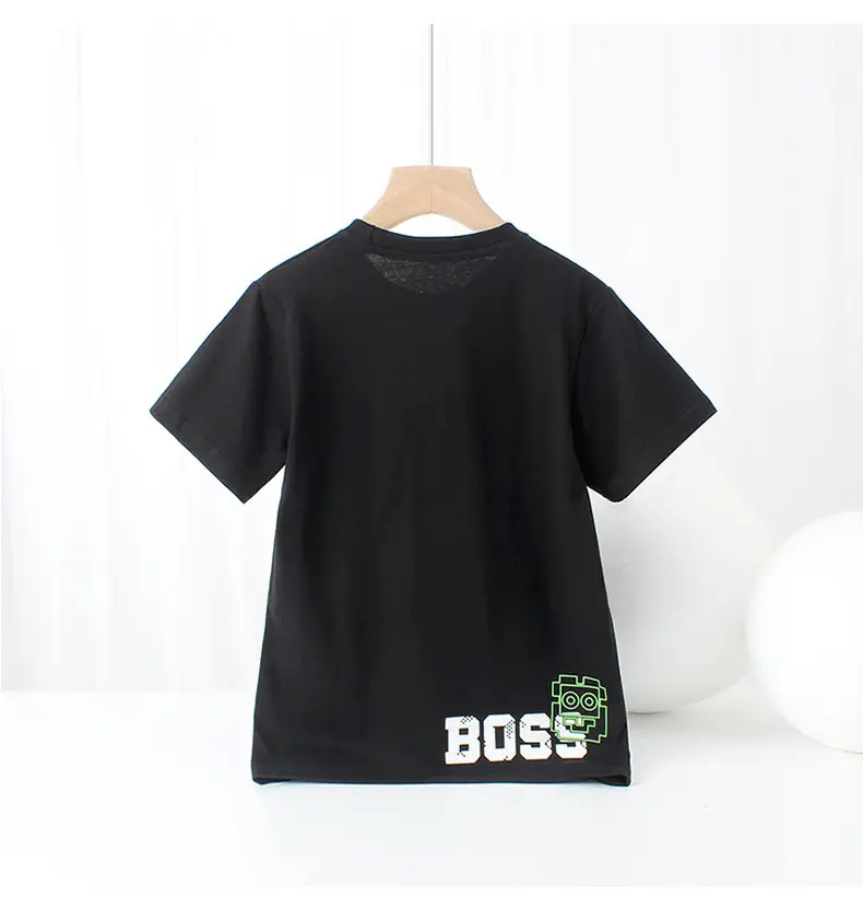 Green Kids T-Shirt "I Love My Body" Boys Summer Wear — feature 39