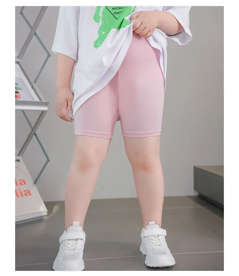 Fat Girl Green Bear Graphic Stretch Modal Shorts Plus Size — feature 9