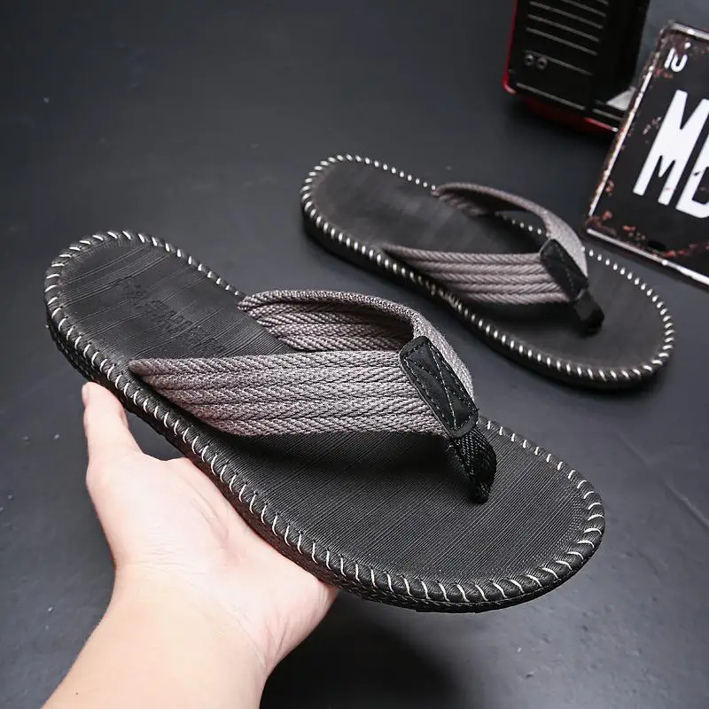 Men's Anti-Odor Anti-Slip Rubber Flip Flops 2026