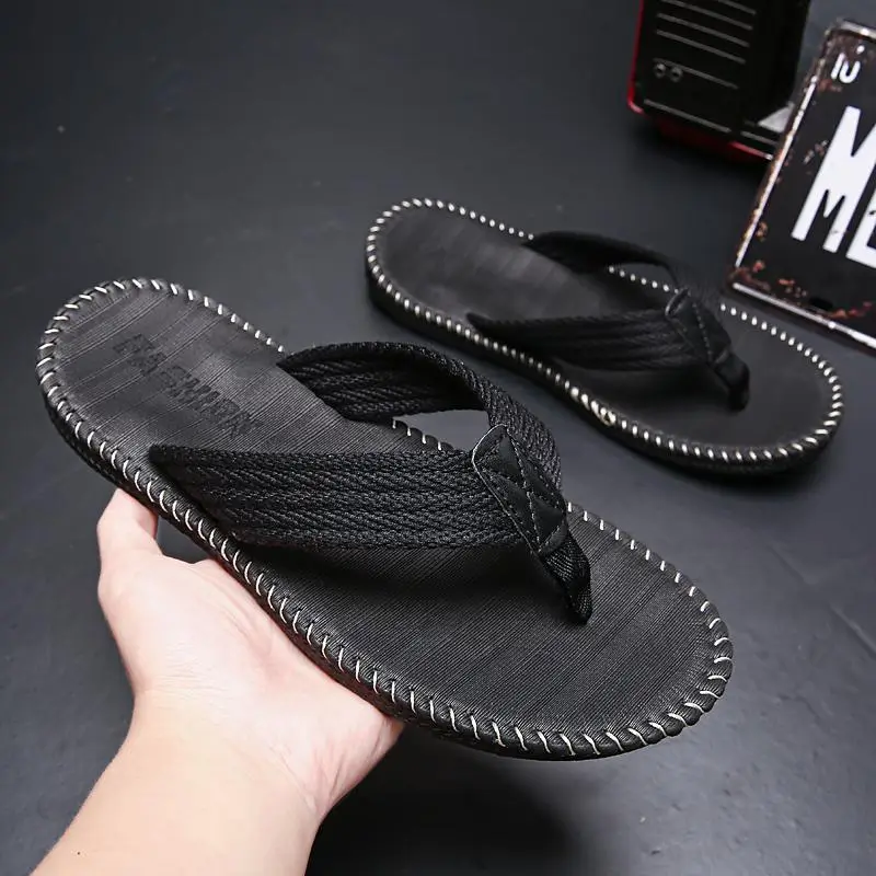 Men's Anti-Odor Anti-Slip Rubber Flip Flops 2026