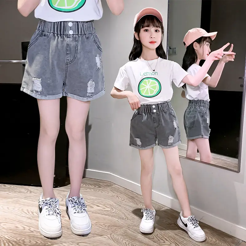 Girls Denim Shorts Summer Casual Hot Pants