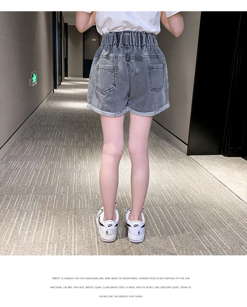 Girls Denim Shorts Summer Casual Hot Pants — feature 14