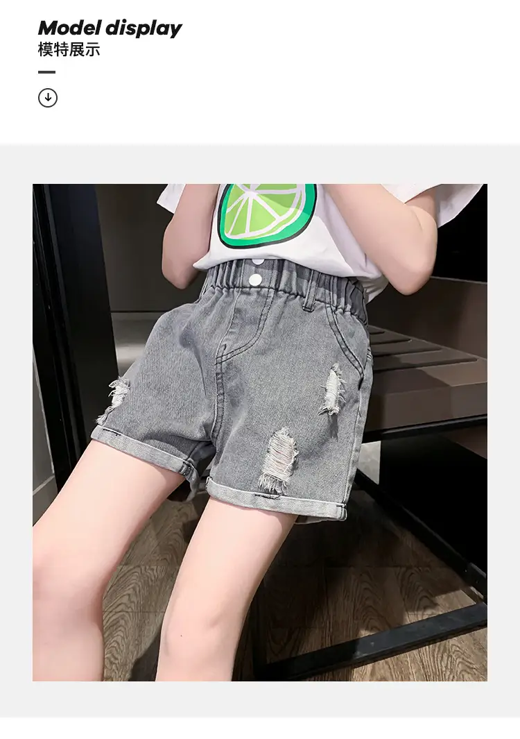 Girls Denim Shorts Summer Casual Hot Pants — feature 7