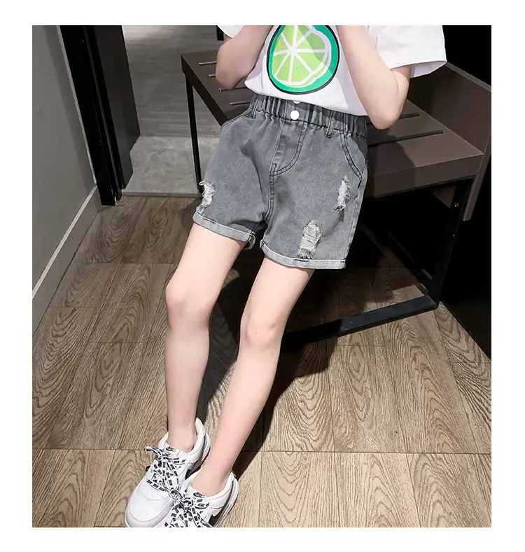 Girls Denim Shorts Summer Casual Hot Pants — feature 8