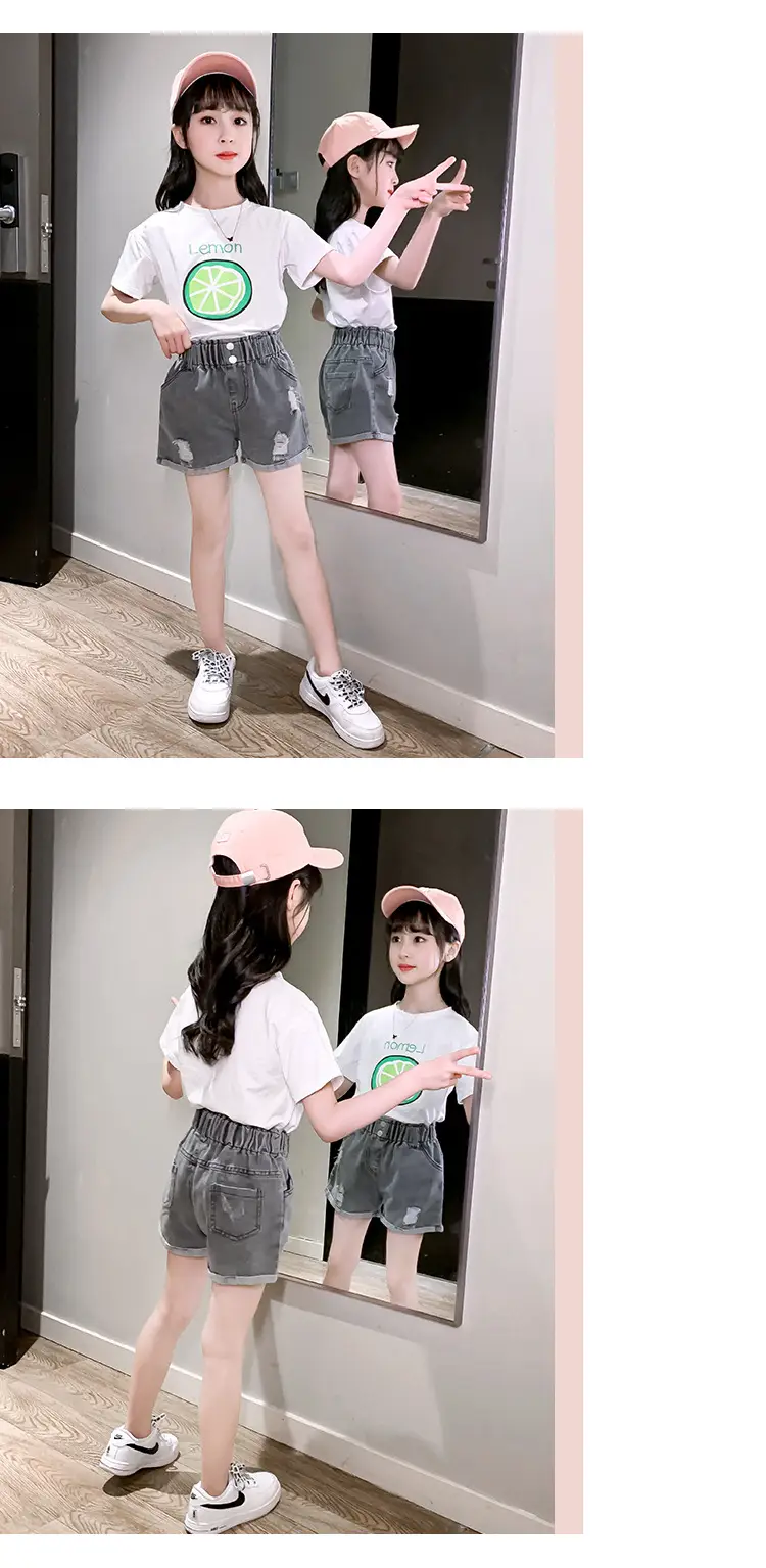Girls Denim Shorts Summer Casual Hot Pants — feature 9