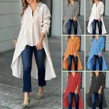 Women Chiffon V-Neck T-Shirt White Loose Fit Casual Top — feature 1