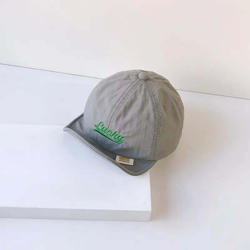 Brown Cotton Baseball Cap for Men Women Summer Wear