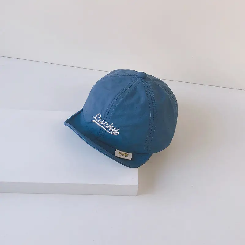 Brown Cotton Baseball Cap for Men Women Summer Wear