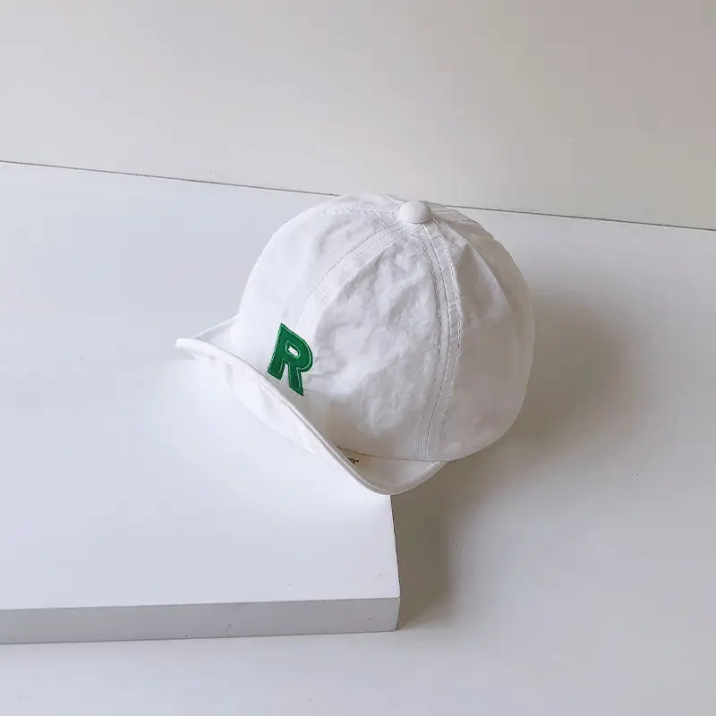 Brown Cotton Baseball Cap for Men Women Summer Wear