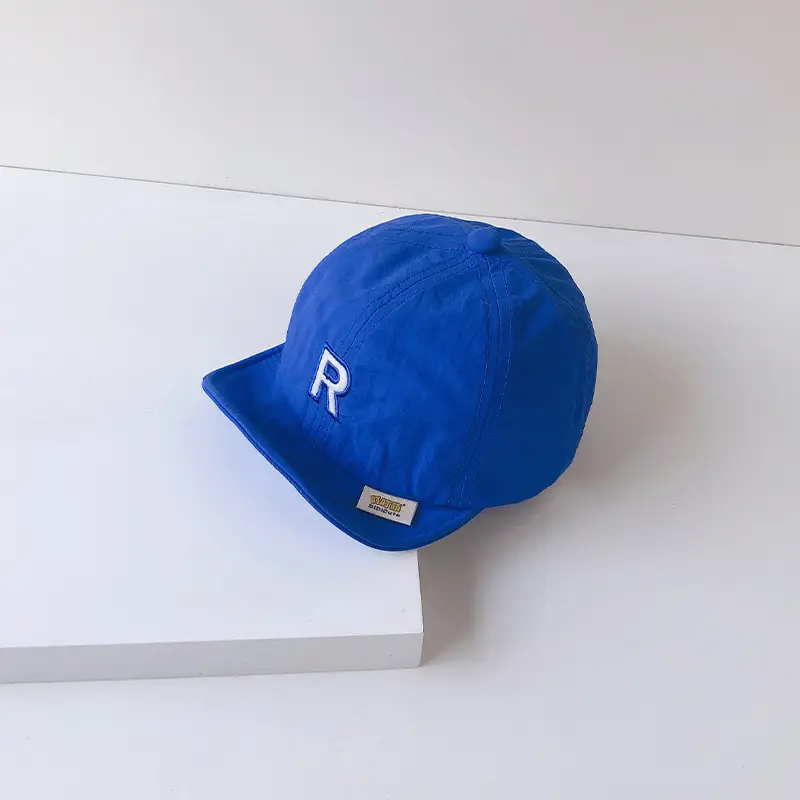 Brown Cotton Baseball Cap for Men Women Summer Wear