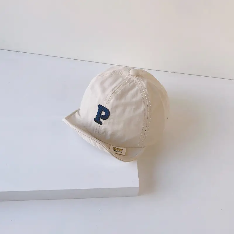 Brown Cotton Baseball Cap for Men Women Summer Wear