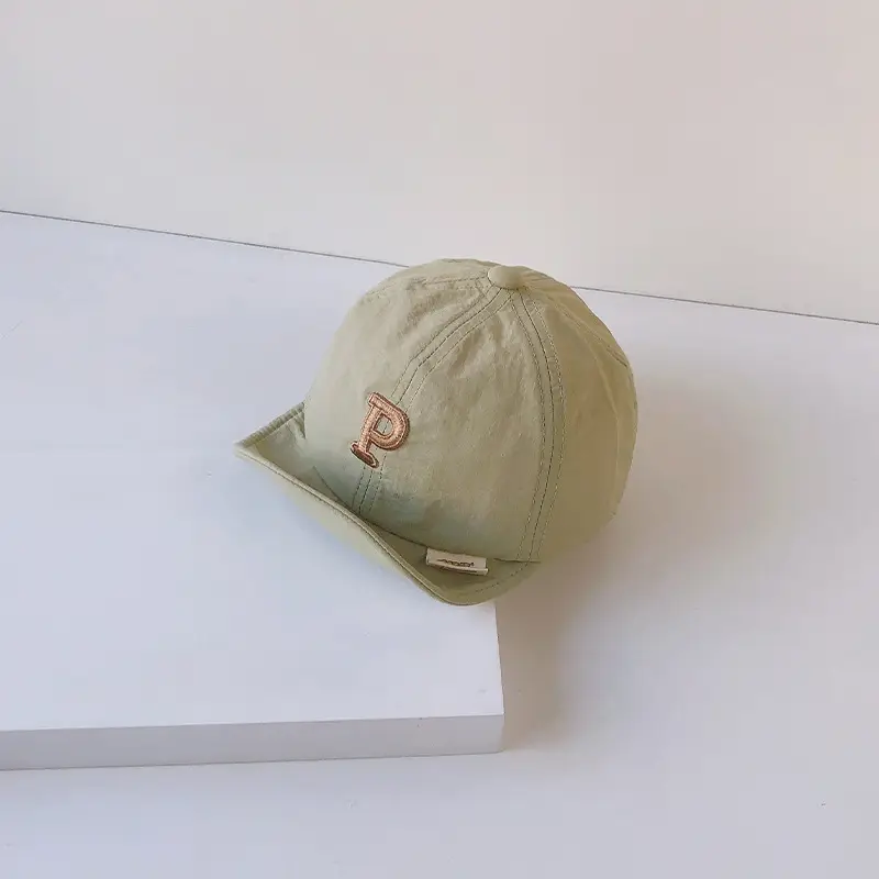 Brown Cotton Baseball Cap for Men Women Summer Wear